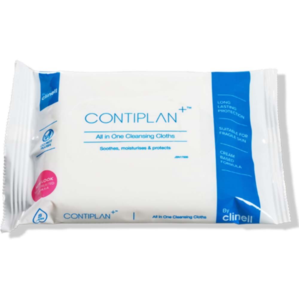 Clinell Contiplan Continence Wipes Pack of 8 CON8