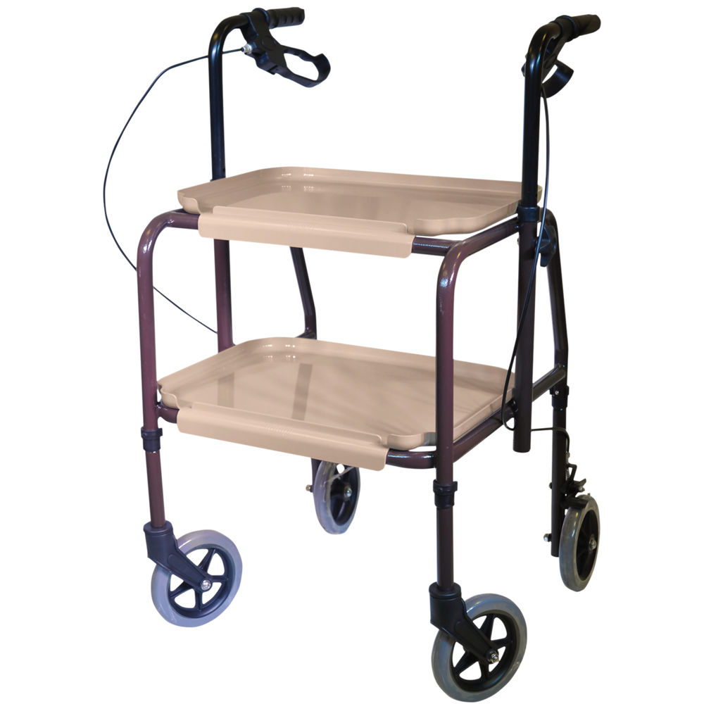 Aidapt Height Adjustable Kitchen Trolley with Brakes VG798WB