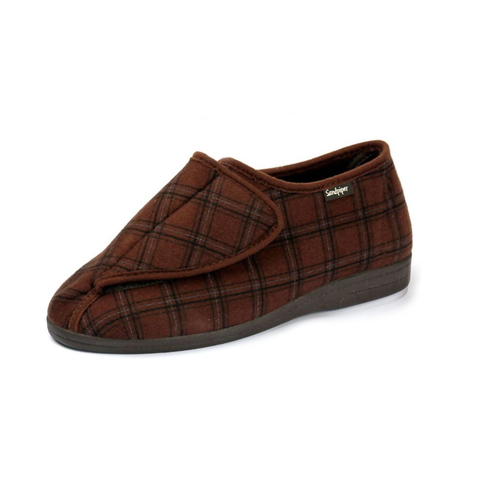 mens slippers wide width 4e