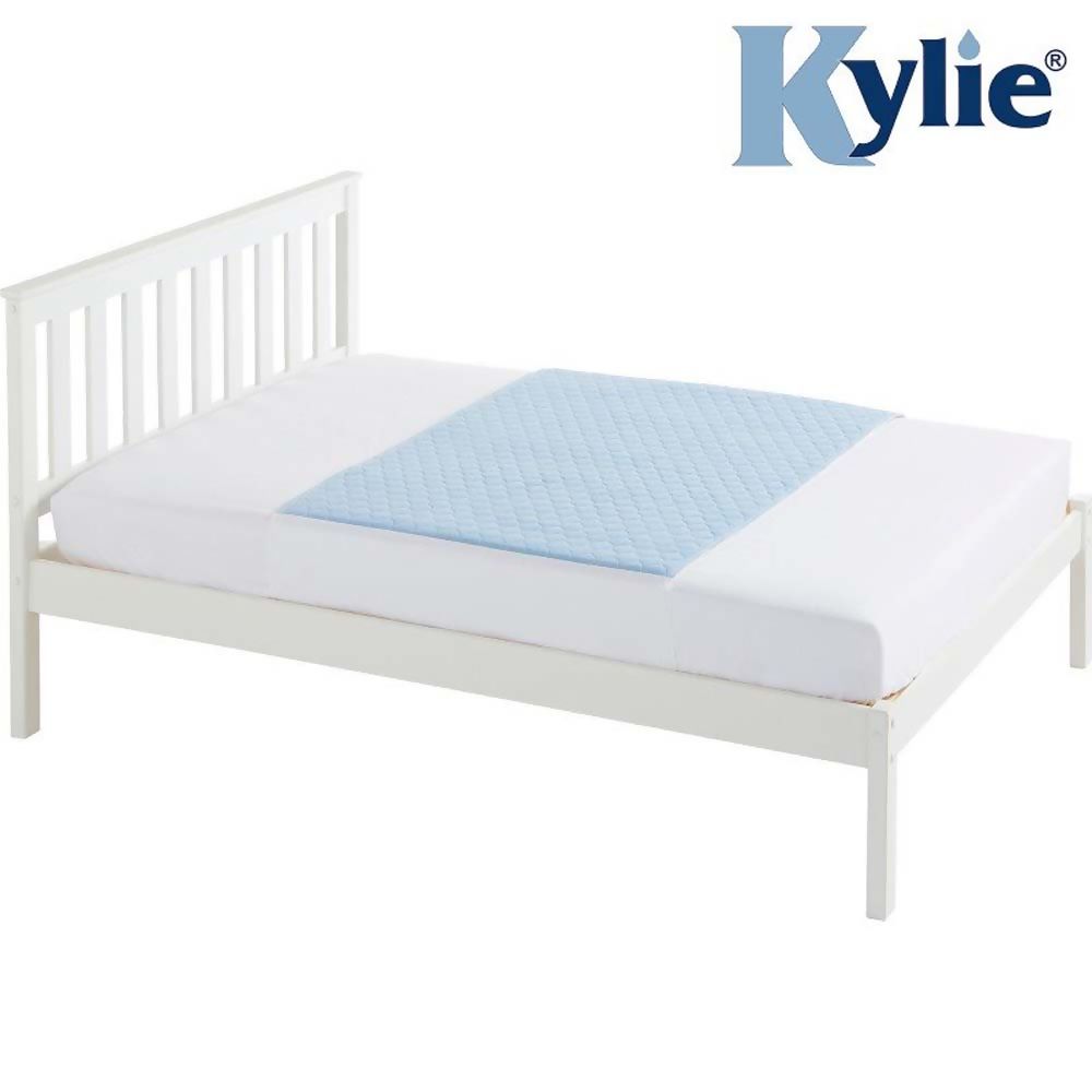 Kylie Bed Pads Blue Double Bed 4 Litres