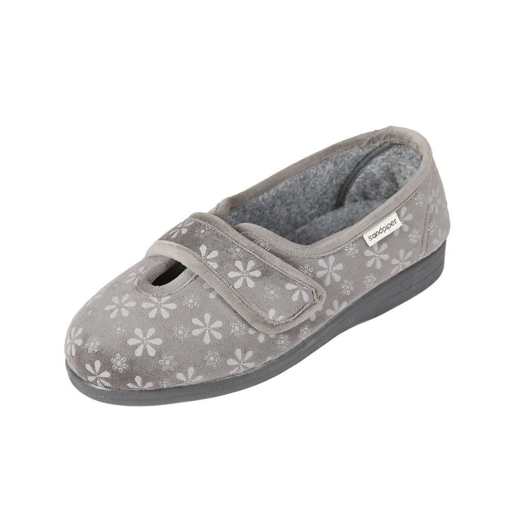 ladies extra wide slippers